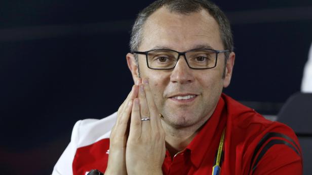 Ferrari Formula One team principal Domenicali attends a news conference after the second practice session of the Australian F1 Grand Prix in Melbourne