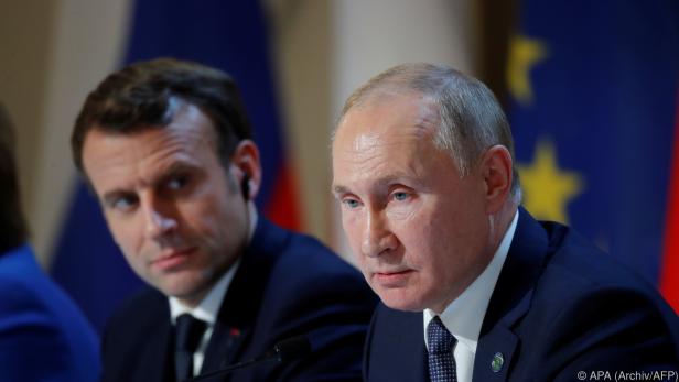 Macron und Putin wollen Bemühungen in Minsk-Gruppe verstärken