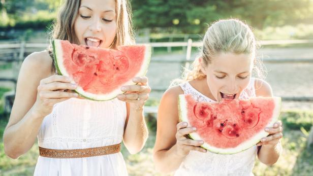 Wassermelonen sind im Sommer ein fruchtig-frischer Hit.