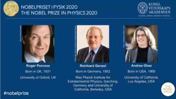 Physik-Nobelpreis 2020 aufgeteilt für Forschung über Schwarze Löcher