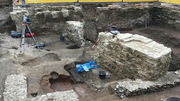 Wiener U5-Baustelle: Römische und mittelalterliche Reste entdeckt