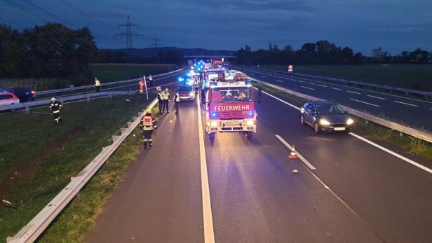 Vier Schwerverletzte bei Unfall auf A3 im Burgenland
