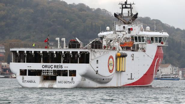 Das türkische Forschungsschiff &quot;Oruc Reis&quot; wieder unterwegs ins östliche Mittelmeer