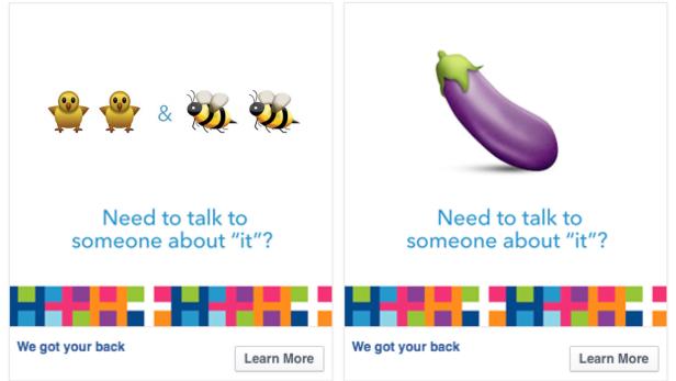 Eine New Yorker Social-Media-Kampagne klärt mit Emojis auf.