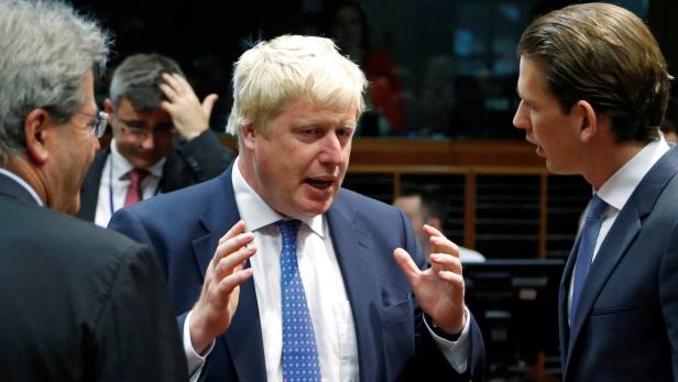 Johnson erläutert Kurz die britische Strategie für den EU-Austritt