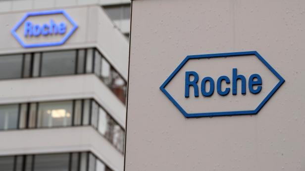 FILE PHOTO: Logo of Swiss drugmaker Roche is seen at its headquarters in Basel
