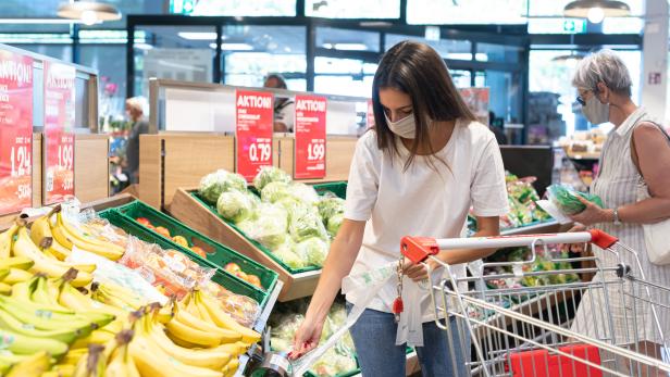 Maskenpflicht im Supermarkt