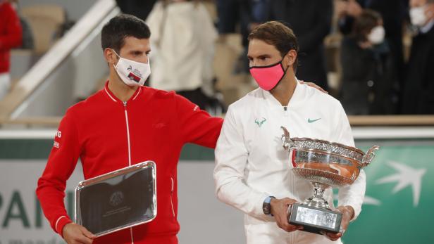 Novak Djokovic (li.) kommt nach Wien, Rafael Nadal wohl nicht.