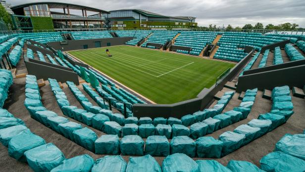 Wimbledon Championships 2020 - View of the grounds at the All England Lawn Tennis Club