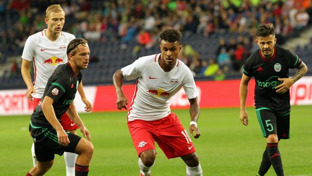 Nicht die Ideallösung: Valentino Lazaro enttäuschte im Hinspiel gegen Lettlands Meister FK Liepaja als Salzburgs rechter Flügelspieler.