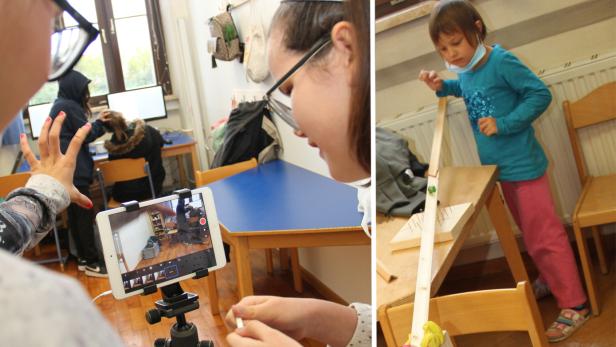 „Voll schräg“ – Kinder bauen Kugelbahnen und drehen Trickfilme