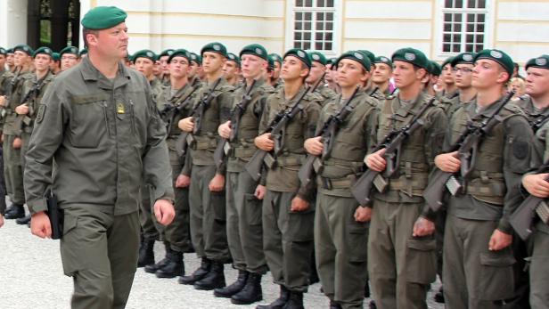Oberstleutnant des Generalstabs Markus Prammer gibt das Kommando in der Ostarrichi-Kaserne wie geplant nach einem Jahr wieder ab