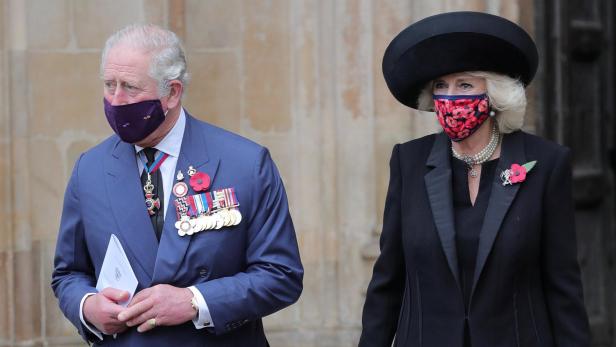 Prinz Charles und Camilla gedachten der Opfer des Ersten Weltkriegs