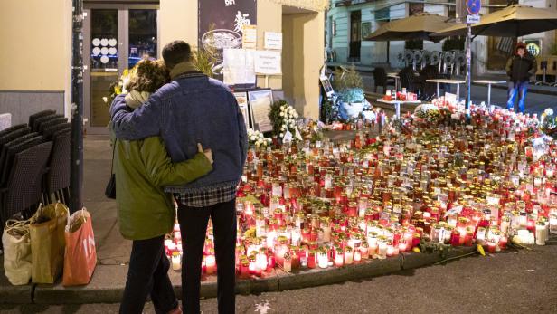 Einer der Tatorte des Terroranschlages in Wien