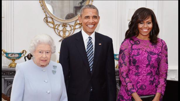 Barack Obama scherzte vor Michelles Queen-Hoppala noch über sie