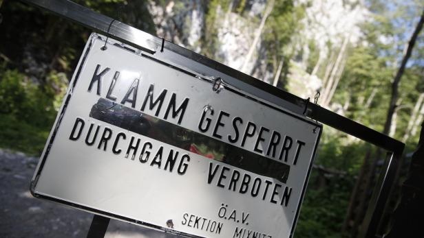 Felssturz in Bärenschützklamm: Ermittlungen eingestellt