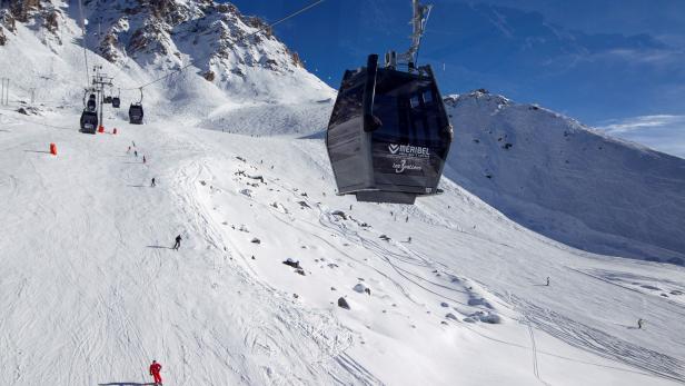 Französischer Skiort Meribel - hier bleiben die Lifte bis Mitte Jänner zu