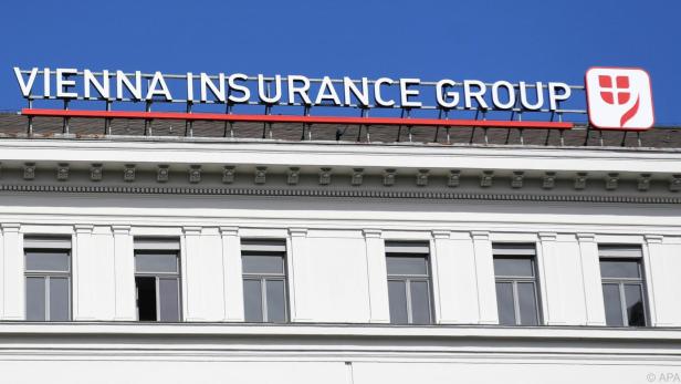 Das Logo der Vienna Insurance Group (VIG) aufgenommen in Wien