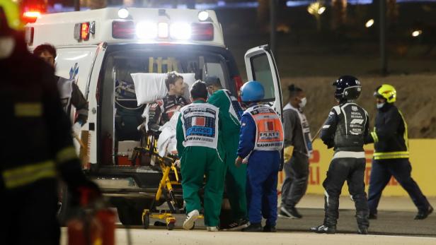 Formel-1-Wunder Grosjean meldete sich aus Spital: "Ich bin okay!"