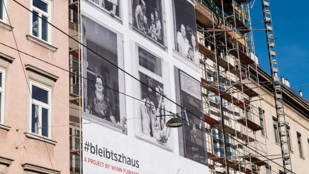 Fotoprojekt: Die Zeugen des Lockdown in der Alserbachstraße
