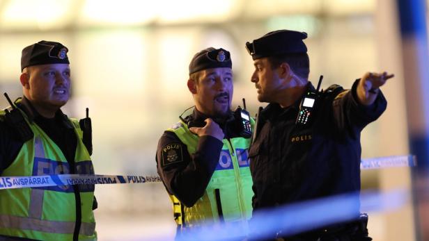 Symbolbild: Schwedische Polizei im Einsatz