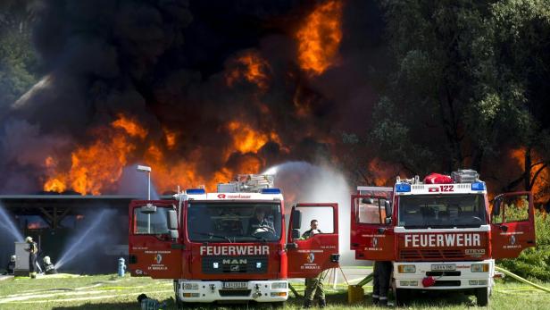 In einer Anlage der Recyclingfirma Ecoplast in der südsteirischen Gemeinde Wildon (Bezirk Leibnitz) ist am Samstag ein Brand ausgebrochen.