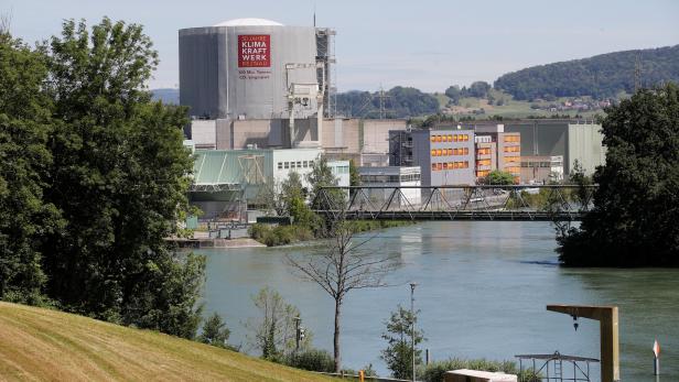 General view shows the nuclear power plant KKW Beznau of Swiss energy company Axpo near Beznau