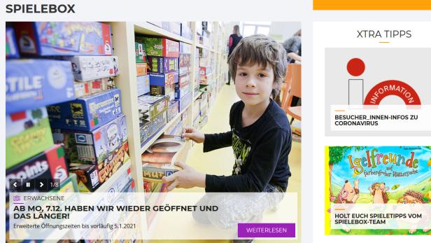 Wiener Spielebox: Du kannst wieder Brettspiele ausborgen
