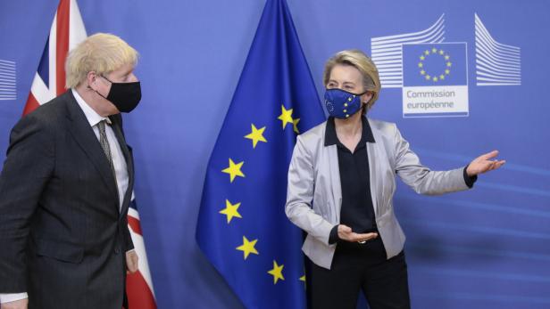 Der britische Premier Boris Johnson und die EU-Kommissionspräsidentin Ursula von der Leyen