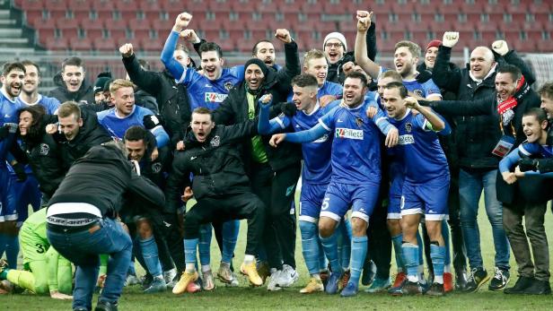 Aufstieg in der Europa League: Im blauen Auswärtsdress feierte der WAC einen historischen Heimsieg