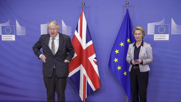 Der britische Premier Boris Johnson und EU-Kommissionspräsidentin Ursula von der Leyen