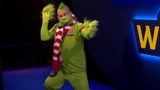 Peter Wright als The Grinch 