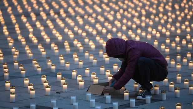 5.127 Kerzen brannten für Corona-Verstorbene in Österreich