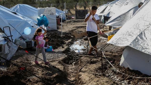 Dramatische Zustände in griechischen Flüchtlingslagern