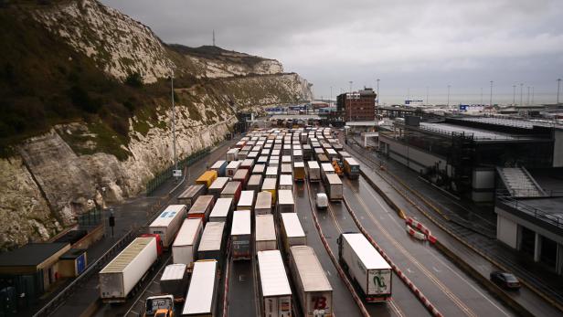 Nach Brexit: Keine Probleme bei ersten Lastwagen-Kontrollen