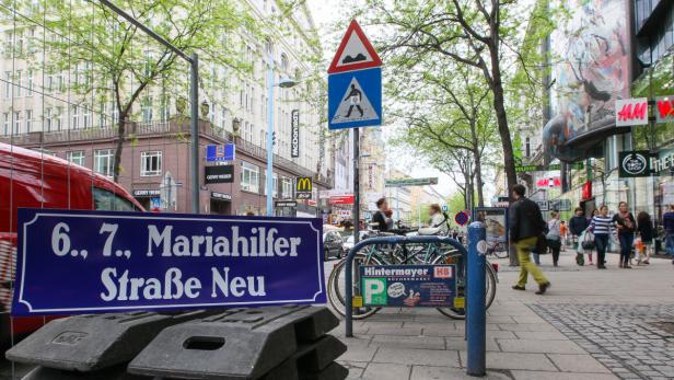 Mariahilfer Straße Neu, Fußgängerzone