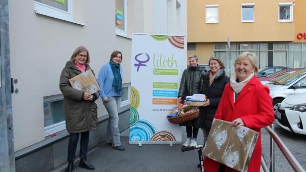 Krems: Sach- und Geldspenden für Frauen in Not