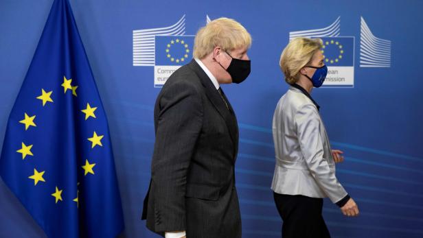 Der britische Premier Johnson und EU-Kommissionschefin von der Leyen