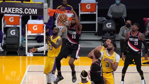 NBA: Portland Trail Blazers at Los Angeles Lakers