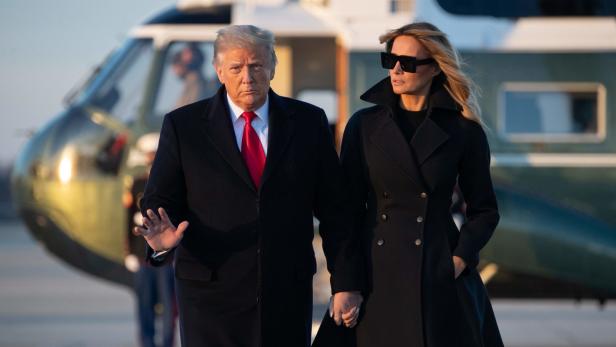 US-Präsident Donald Trump und seine Frau Melania Trump