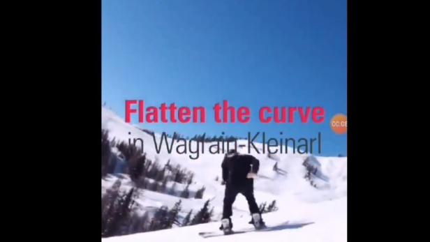 "Flatten the curve": Werbung von Skigebiet sorgt für Aufregung