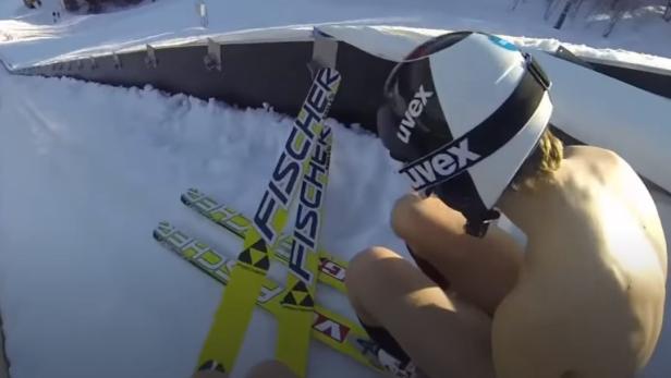 Verrückt: Als Skisprung-Shootingstar Granerud nackt sprang