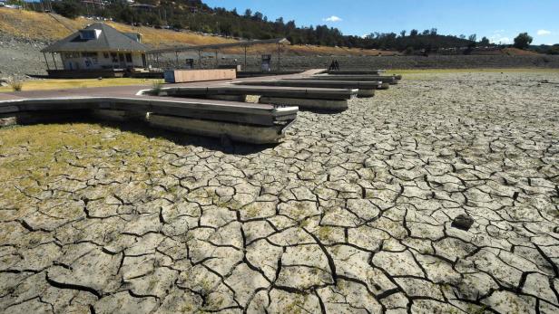 Ausgetrockneter See in Kalifornien: Die Erwärmung betrifft fast alle Teile der Welt