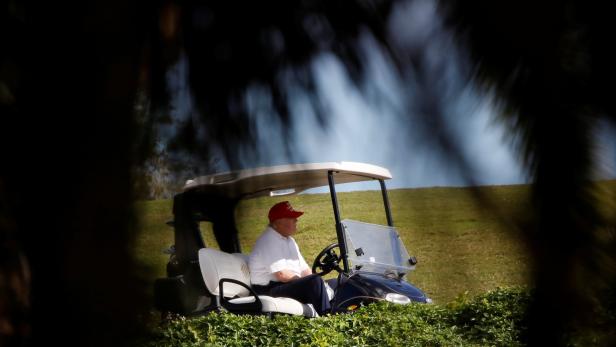Der Golfer Trump in Florida
