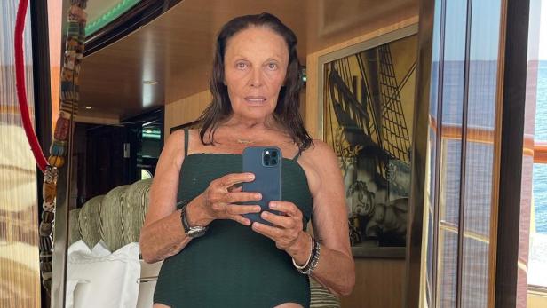 Diane von Fürstenberg begeistert mit Badeanzug-Foto