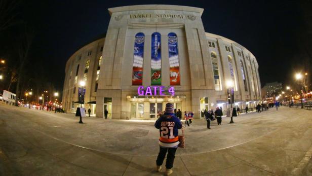 Das Yankee Baseball-Stadium in New York City wird für das NHL-Freiluftspiel am 29. Jänner zur Verfügung gestellt.