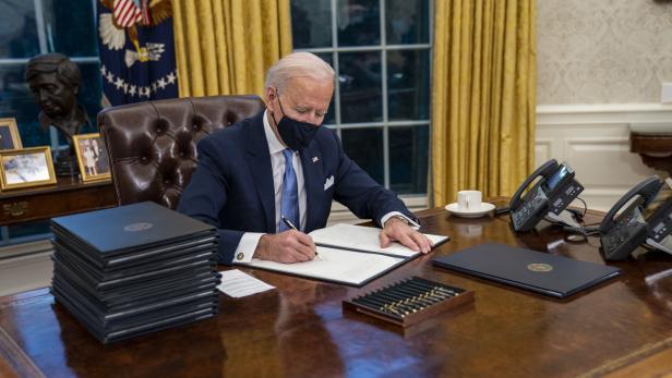 Neuer Stil unter US-Präsident Biden - auch im Oval Office