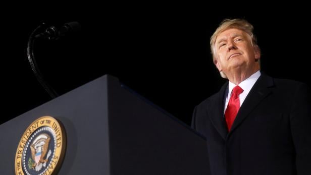 FILE PHOTO: President Trump holds campaign rally in Dalton, Georgia