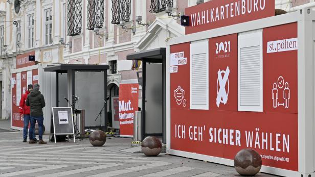 St. Pölten wählt: Wahllokale sind geschlossen