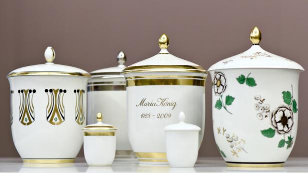 Neue Produkte der Bestattung Wien und der Porzellanmanufaktur